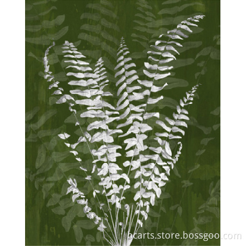 Home decoration modern fabric flora painting designs on canvas